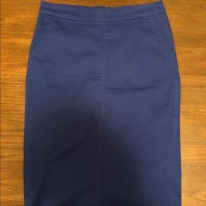 Jade Mackenzie blue denim skirt